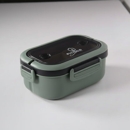 Picnico® Premium Lunchbox 1200 ml mit 2 Etagen & 6 Fächern (BPA-frei)